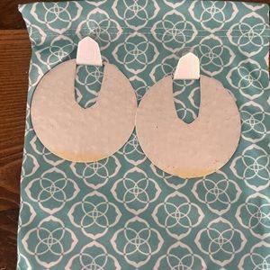 Kendra Scott Silver Statement Earrings